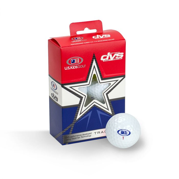 Картинка Мячи US Kids DVS 6-Ball White 46012 от магазина Гольф Маркет - магазин товаров для гольфа