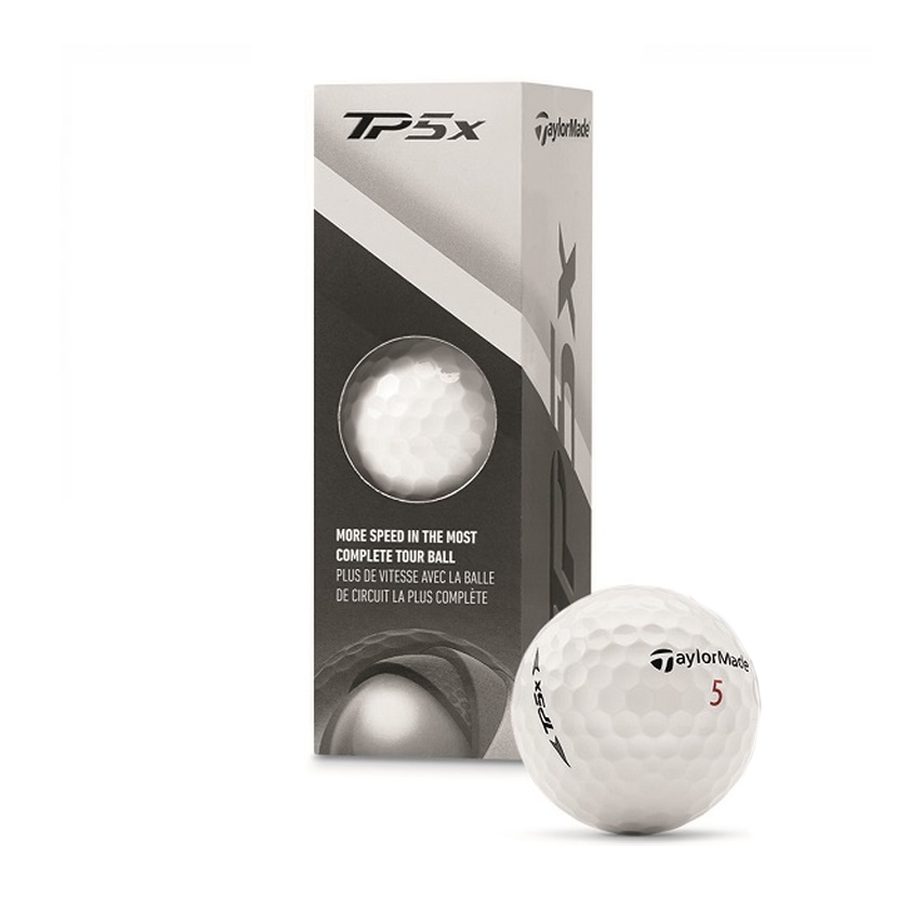 Картинка Мячи TaylorMade TP5 x (Белые) от магазина Гольф Маркет - магазин товаров для гольфа