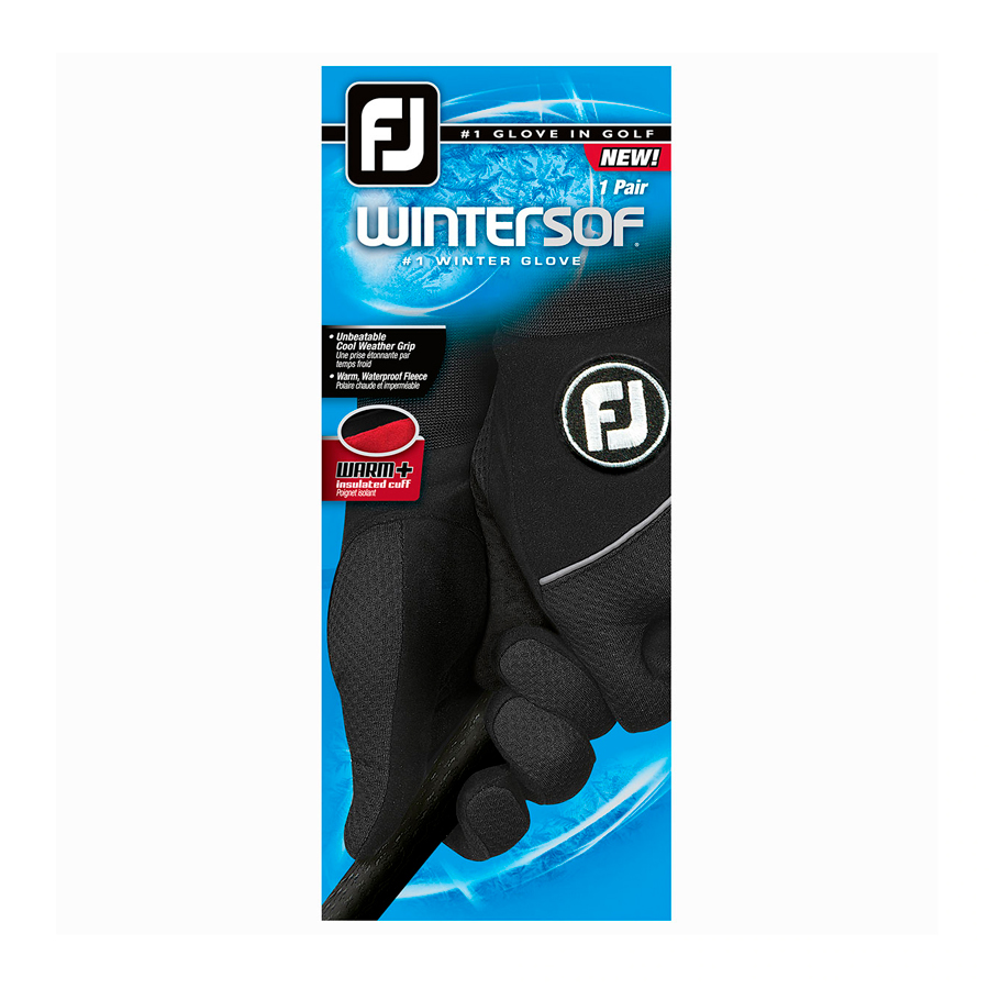 Картинка Перчатки женские FJ WinterSof Pairs Blk от магазина Гольф Маркет - магазин товаров для гольфа